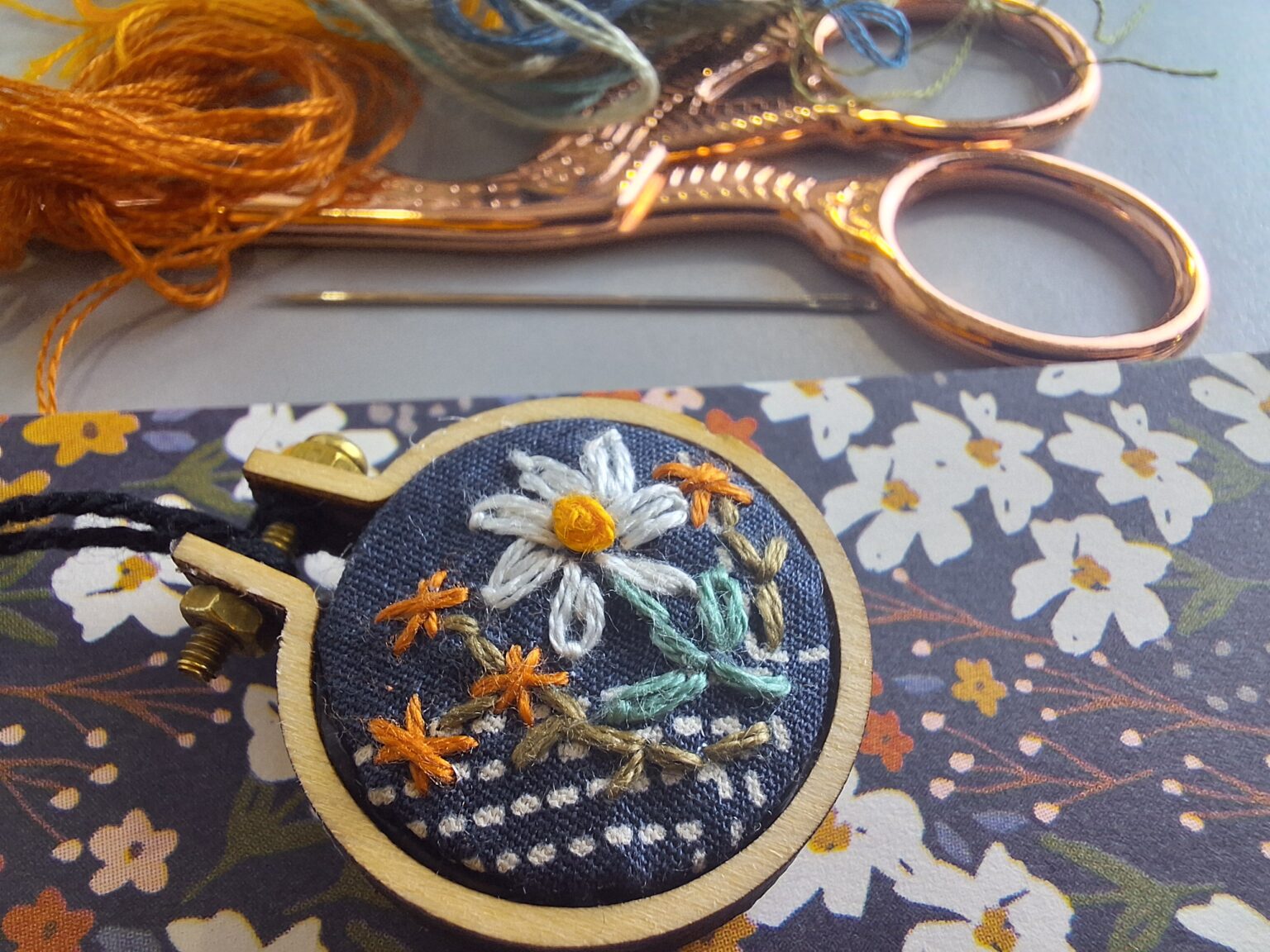 EMBROIDERED CLAIRE MINI